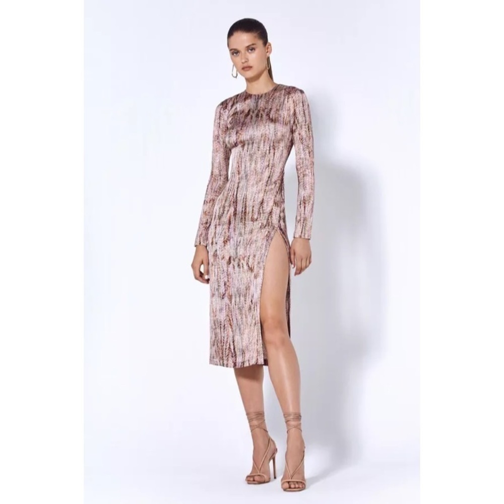 Alexis Verita Long Sleeve Midi Dress Small